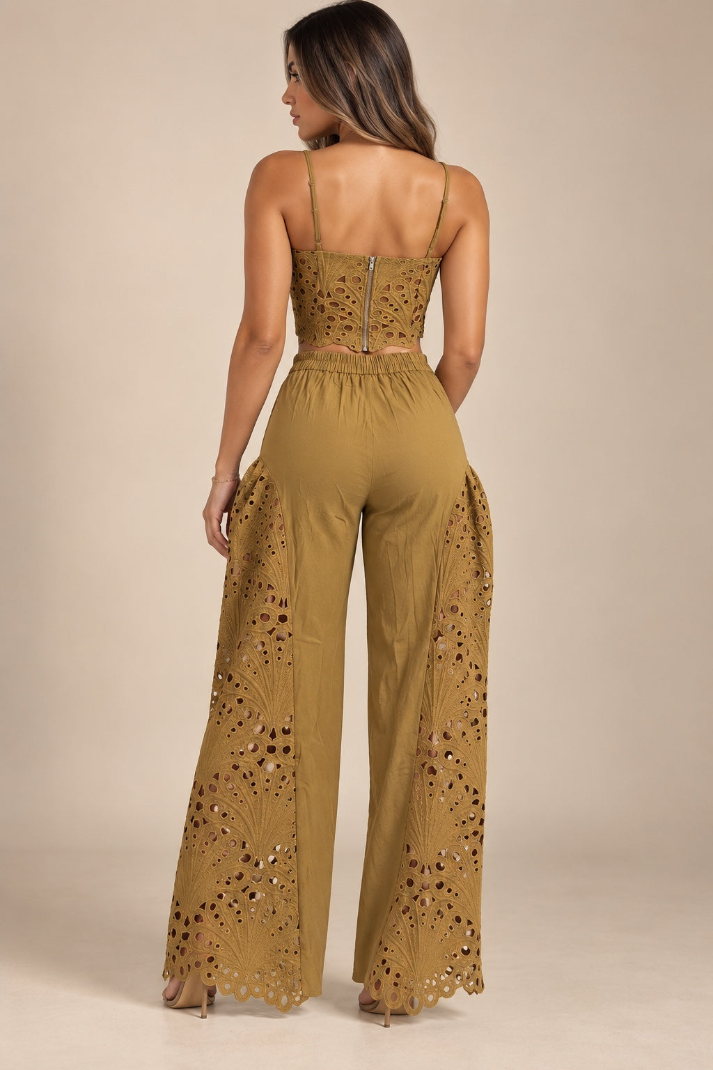 Golden Crochet Luxe Set
